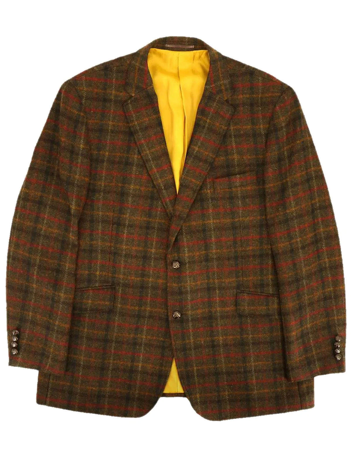 Brook Taverner Vintage Bold Check Tweed Jacket