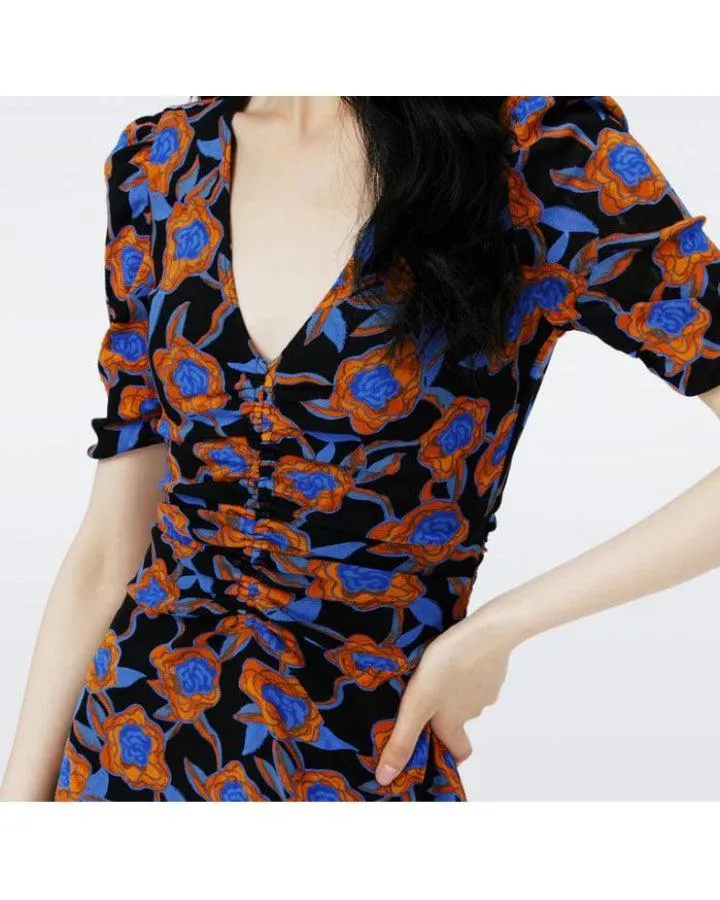 DVF Koren Reversible Print Dress