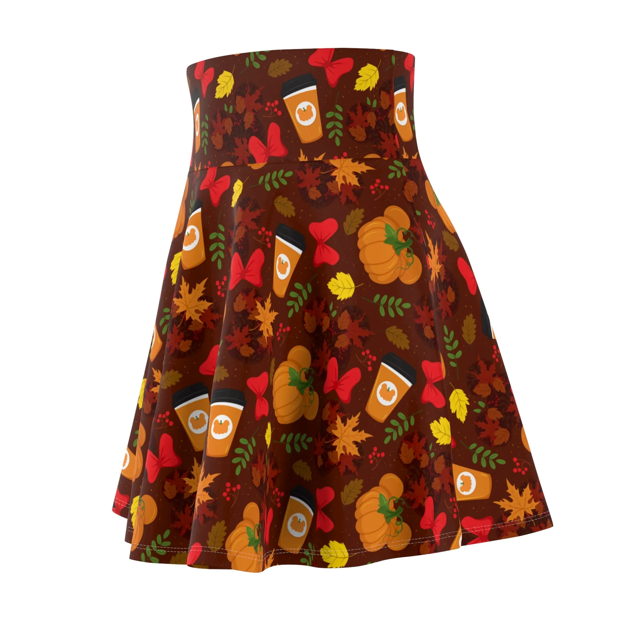 Fall Pumpkins Women's Skater Skirt