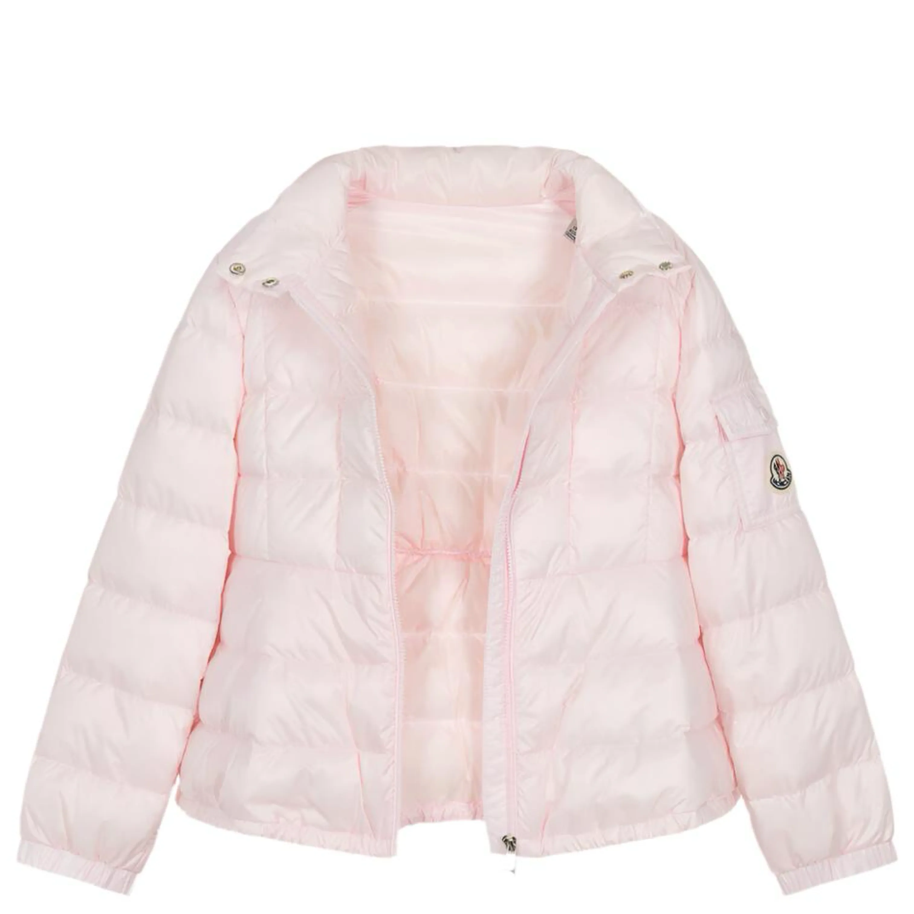 Girls Moncler Pink Aminia Down Puffer Jacket