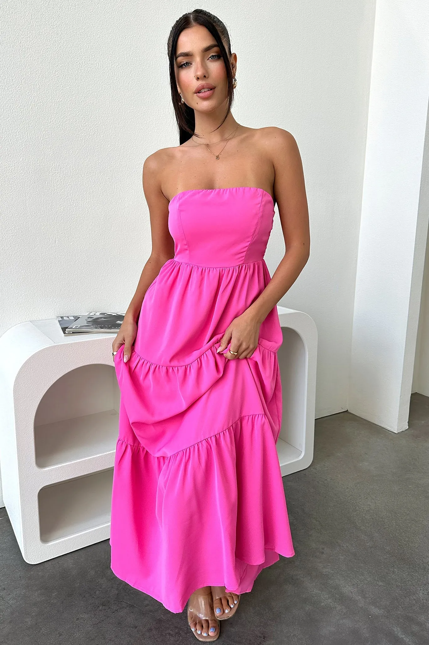 Hailey Maxi Dress - Pink