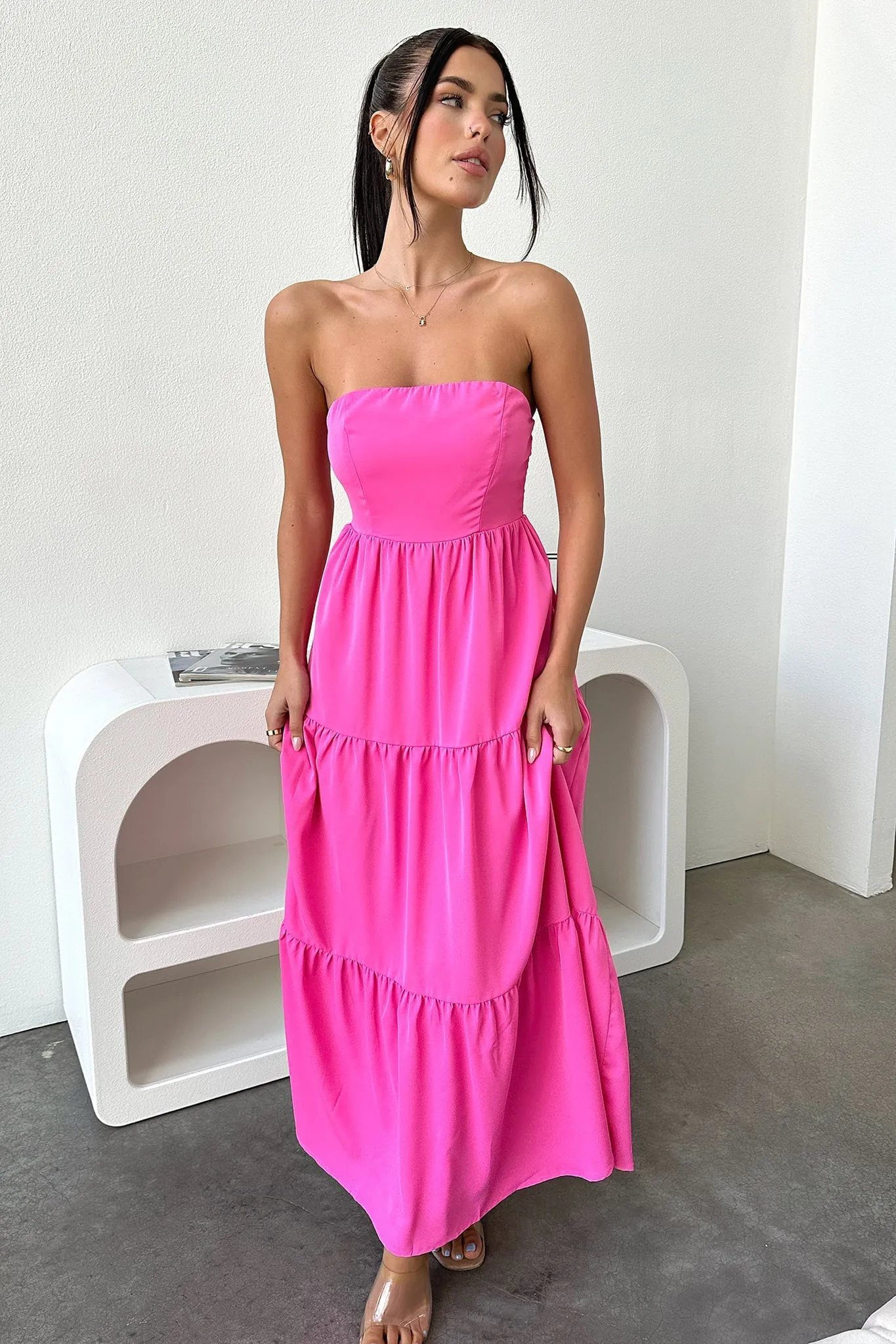 Hailey Maxi Dress - Pink