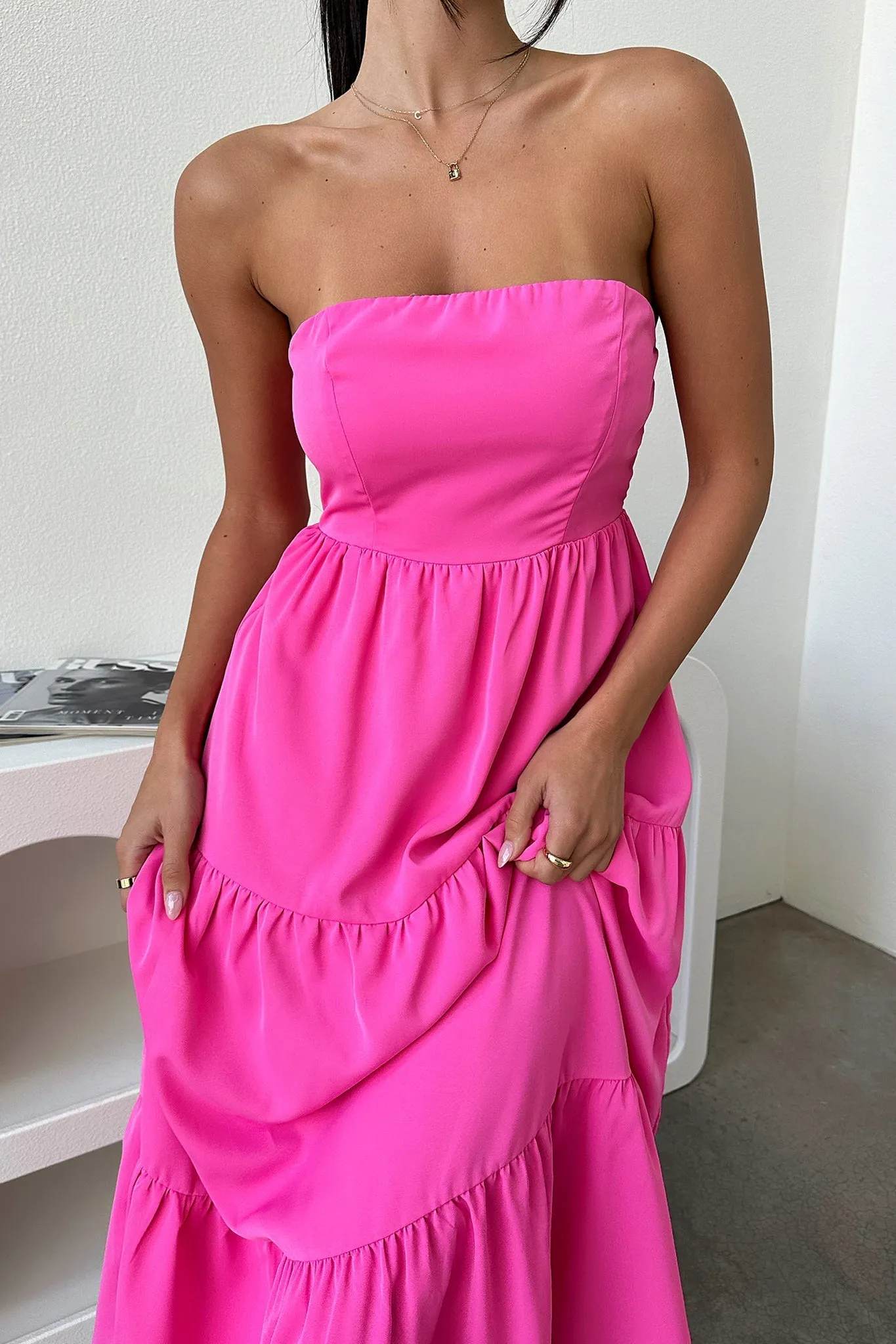 Hailey Maxi Dress - Pink