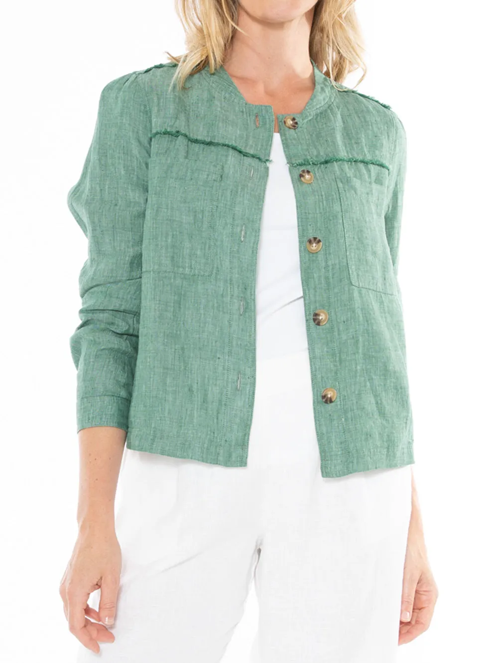 JUMP LINEN JACKET