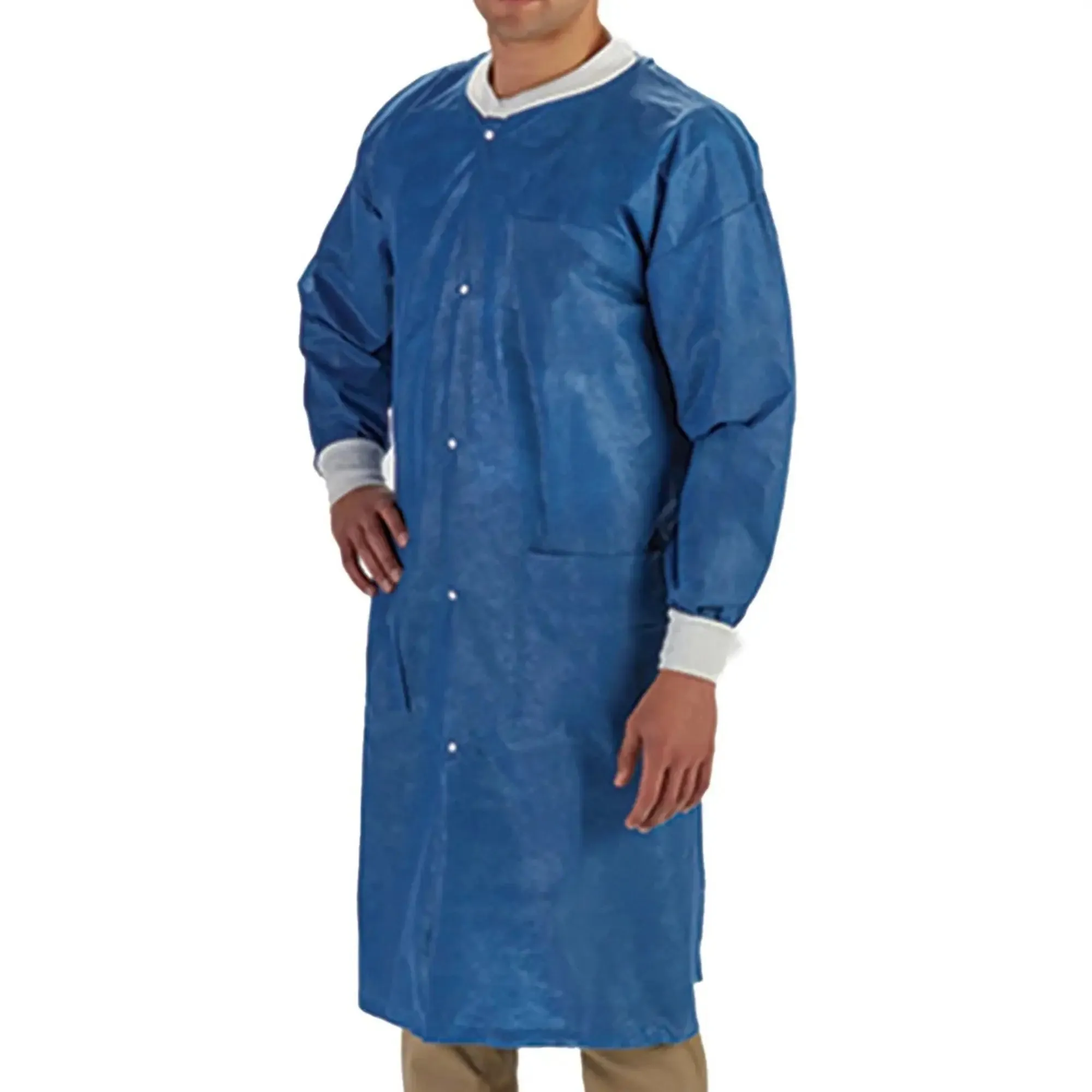 LabMates® Lab Coat, X-Large, Blue