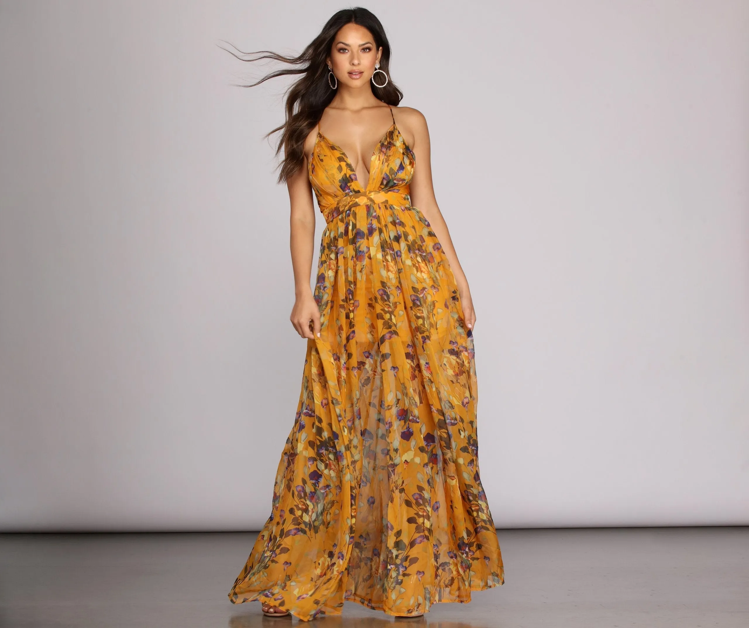 Leanna My Sunshine Floral Dress