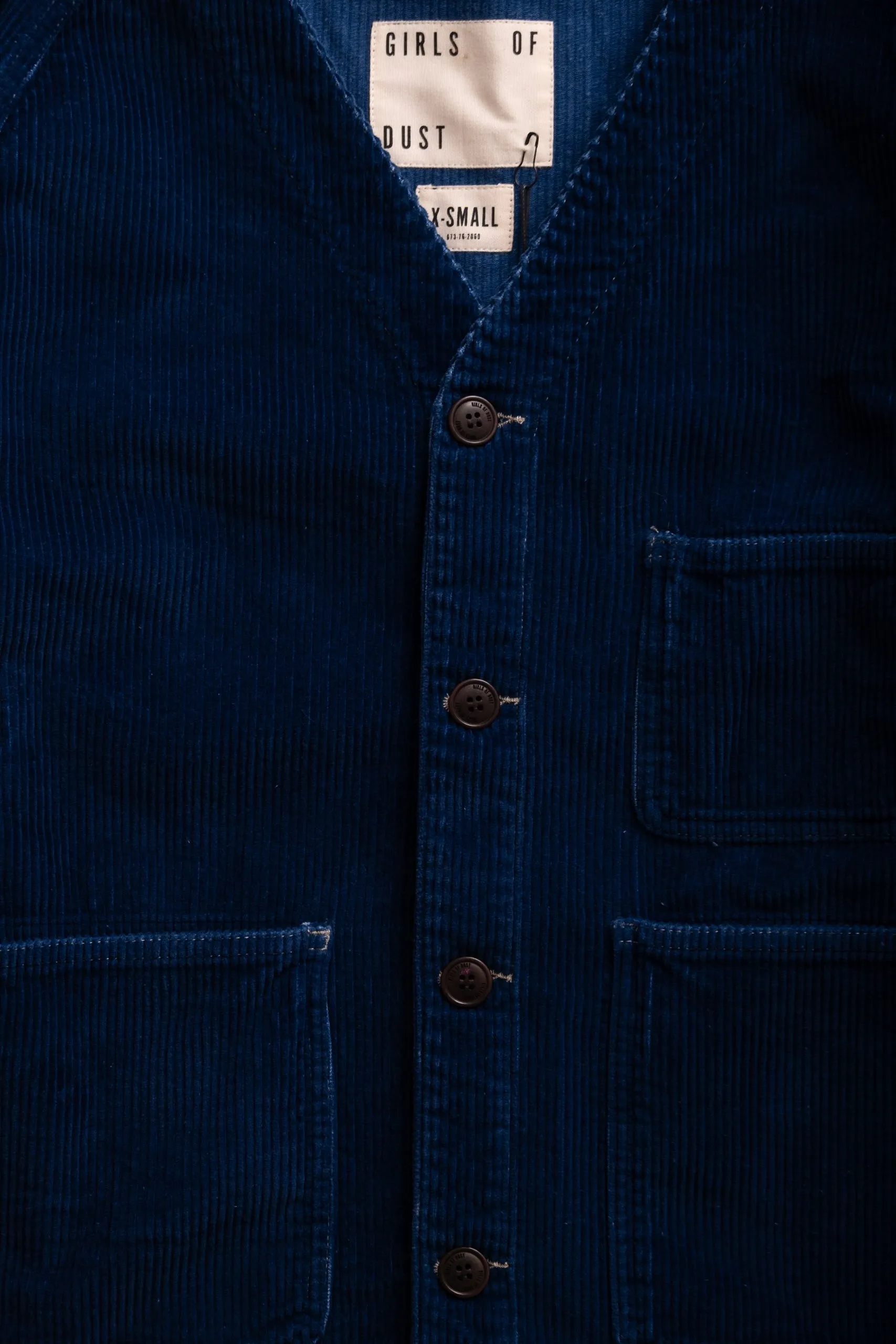 LOCO JACKET - INDIGO CORDS