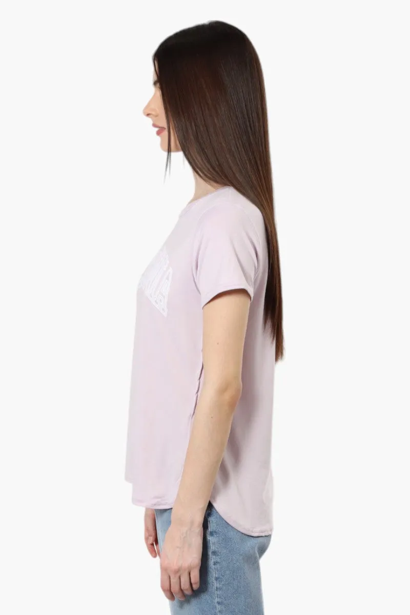 Magazine California Print Tee - Lavender