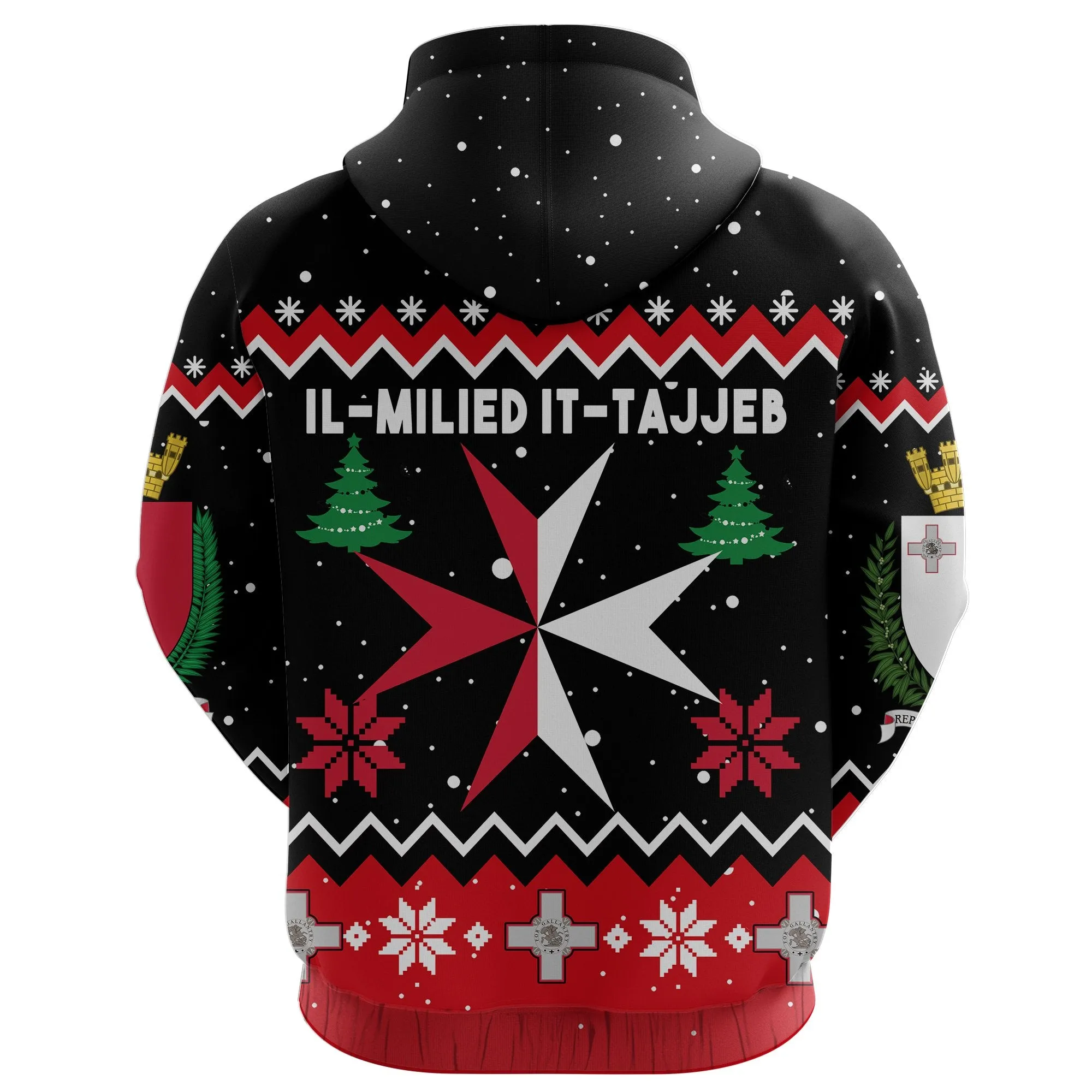 Malta Christmas Hoodie K4