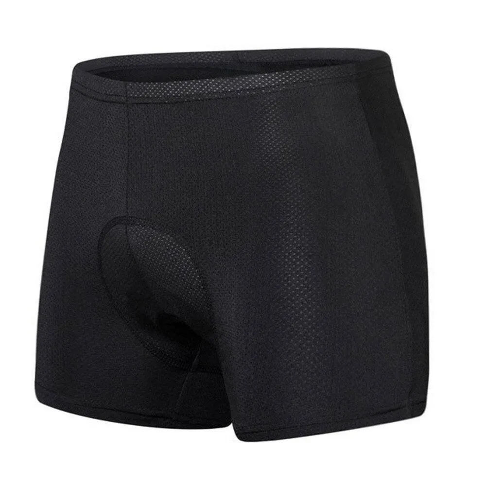 Men Women Padded Cycling Shorts Thick Breathable Stretchable Bodycon Bike Bicycle Shorts Underwear