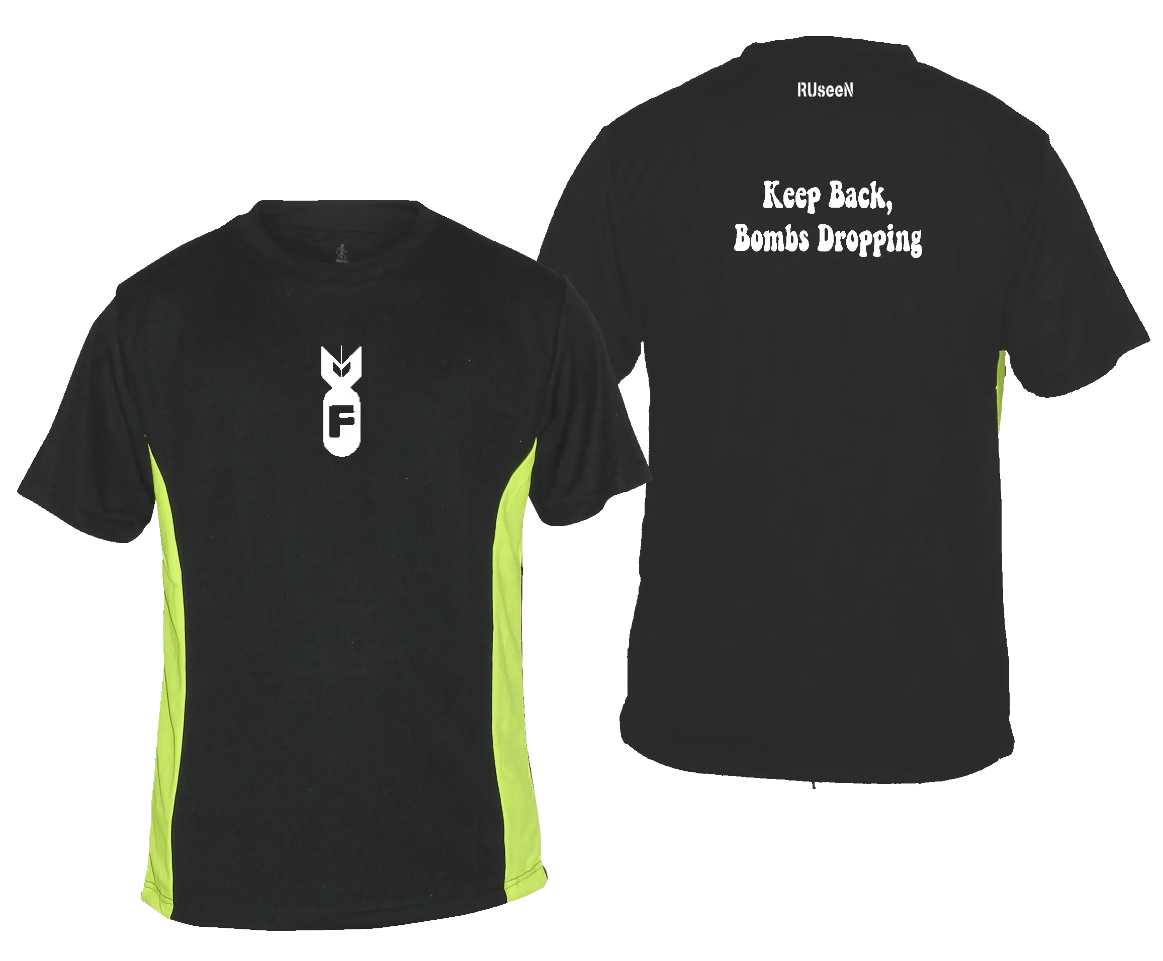 Men's Reflective Short Sleeve Shirt - F Bomb