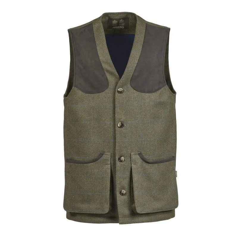 Musto Mens Lightweight Machine Washable Tweed Waistcoat - Cairngorm Tweed