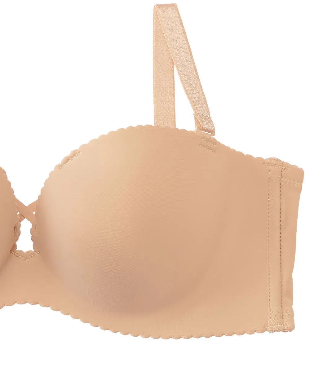 Strapless Maximum Boost Bra CHOMORI BRA(R) Demi Bra