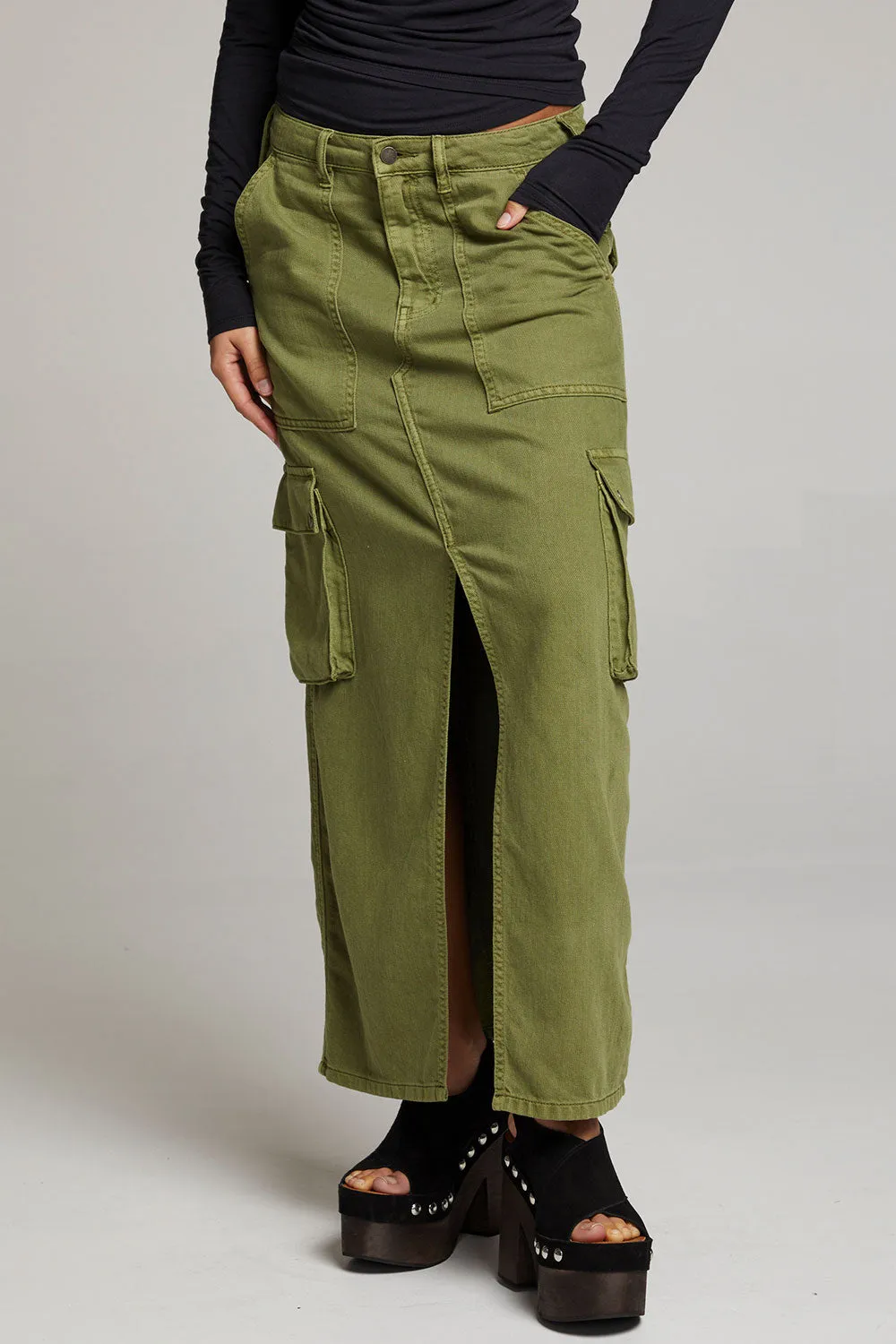 Tri Sphagnum Maxi Skirt