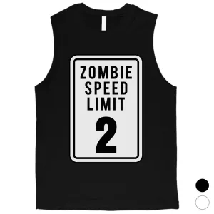 Zombie Speed Limit Mens Muscle Shirt